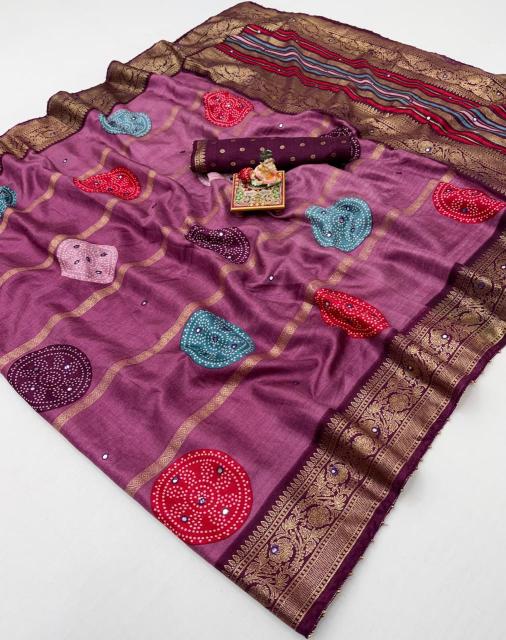 Vastrangan bandhani printed surat sarees wholesale